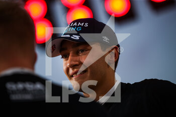 2021-11-21 - RUSSELL George (gbr), Williams Racing F1 FW43B, portrait during the Formula 1 Ooredoo Qatar Grand Prix 2021, 20th round of the 2021 FIA Formula One World Championship from November 19 to 21, 2021 on the Losail International Circuit, in Lusail, Qatar - FORMULA 1 OOREDOO QATAR GRAND PRIX 2021, 20TH ROUND OF THE 2021 FIA FORMULA ONE WORLD CHAMPIONSHIP - FORMULA 1 - MOTORS