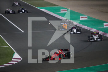 2021-11-21 - 16 LECLERC Charles (mco), Scuderia Ferrari SF21, action during the Formula 1 Ooredoo Qatar Grand Prix 2021, 20th round of the 2021 FIA Formula One World Championship from November 19 to 21, 2021 on the Losail International Circuit, in Lusail, Qatar - FORMULA 1 OOREDOO QATAR GRAND PRIX 2021, 20TH ROUND OF THE 2021 FIA FORMULA ONE WORLD CHAMPIONSHIP - FORMULA 1 - MOTORS