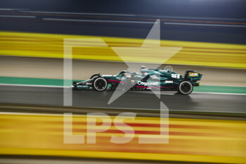 2021-11-21 - 18 STROLL Lance (can), Aston Martin F1 AMR21, action during the Formula 1 Ooredoo Qatar Grand Prix 2021, 20th round of the 2021 FIA Formula One World Championship from November 19 to 21, 2021 on the Losail International Circuit, in Lusail, Qatar - FORMULA 1 OOREDOO QATAR GRAND PRIX 2021, 20TH ROUND OF THE 2021 FIA FORMULA ONE WORLD CHAMPIONSHIP - FORMULA 1 - MOTORS
