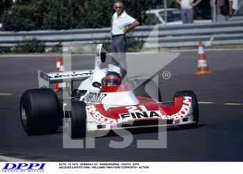 2021-11-28 - AUTO - F1 1975 - GERMANY GP - NURBURGRING - PHOTO : DPPI JACQUES LAFFITE (FRA) / WILLIAMS FW04 FORD COSWORTH - ACTION - FRANK WILLIAMS FROM 1942 TO 2021 - FORMULA 1 - MOTORS