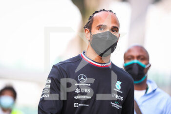 2021-12-02 - HAMILTON Lewis (gbr), Mercedes AMG F1 GP W12 E Performance, portrait during the Formula 1 stc Saudi Arabian Grand Prix 2021, 21th round of the 2021 FIA Formula One World Championship from December 3 to 5, 2021 on the Jeddah Corniche Circuit, in Jeddah, Saudi Arabia - FORMULA 1 STC SAUDI ARABIAN GRAND PRIX 2021, 21TH ROUND OF THE 2021 FIA FORMULA ONE WORLD CHAMPIONSHIP - FORMULA 1 - MOTORS