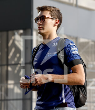 2021-12-04 - RUSSELL George (gbr), Williams Racing F1 FW43B, portrait during the Formula 1 stc Saudi Arabian Grand Prix 2021, 21th round of the 2021 FIA Formula One World Championship from December 3 to 5, 2021 on the Jeddah Corniche Circuit, in Jeddah, Saudi Arabia - FORMULA 1 STC SAUDI ARABIAN GRAND PRIX 2021, 21TH ROUND OF THE 2021 FIA FORMULA ONE WORLD CHAMPIONSHIP - FORMULA 1 - MOTORS