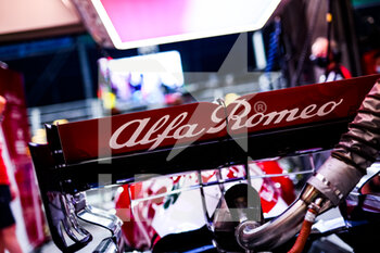 2021-12-04 - Alfa Romeo Racing ORLEN C41, mechanical detail during the Formula 1 stc Saudi Arabian Grand Prix 2021, 21th round of the 2021 FIA Formula One World Championship from December 3 to 5, 2021 on the Jeddah Corniche Circuit, in Jeddah, Saudi Arabia - FORMULA 1 STC SAUDI ARABIAN GRAND PRIX 2021, 21TH ROUND OF THE 2021 FIA FORMULA ONE WORLD CHAMPIONSHIP - FORMULA 1 - MOTORS