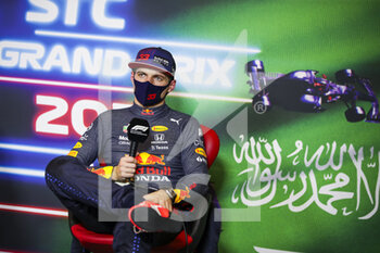 2021-12-04 - VERSTAPPEN Max (ned), Red Bull Racing Honda RB16B, portrait, press conference during the Formula 1 stc Saudi Arabian Grand Prix 2021, 21th round of the 2021 FIA Formula One World Championship from December 3 to 5, 2021 on the Jeddah Corniche Circuit, in Jeddah, Saudi Arabia - FORMULA 1 STC SAUDI ARABIAN GRAND PRIX 2021, 21TH ROUND OF THE 2021 FIA FORMULA ONE WORLD CHAMPIONSHIP - FORMULA 1 - MOTORS