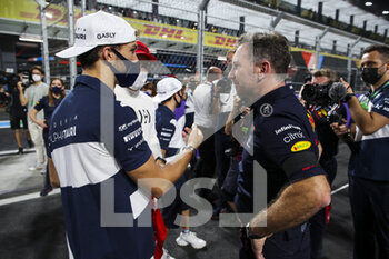 2021-12-05 - GASLY Pierre (fra), Scuderia AlphaTauri Honda AT02, HORNER Christian (gbr), Team Principal of Red Bull Racing, portrait during the Formula 1 stc Saudi Arabian Grand Prix 2021, 21th round of the 2021 FIA Formula One World Championship from December 3 to 5, 2021 on the Jeddah Corniche Circuit, in Jeddah, Saudi Arabia - FORMULA 1 STC SAUDI ARABIAN GRAND PRIX 2021, 21TH ROUND OF THE 2021 FIA FORMULA ONE WORLD CHAMPIONSHIP - FORMULA 1 - MOTORS