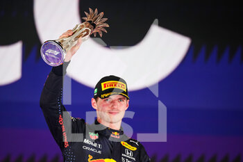 2021-12-05 - VERSTAPPEN Max (ned), Red Bull Racing Honda RB16B, portrait podium during the Formula 1 stc Saudi Arabian Grand Prix 2021, 21th round of the 2021 FIA Formula One World Championship from December 3 to 5, 2021 on the Jeddah Corniche Circuit, in Jeddah, Saudi Arabia - FORMULA 1 STC SAUDI ARABIAN GRAND PRIX 2021, 21TH ROUND OF THE 2021 FIA FORMULA ONE WORLD CHAMPIONSHIP - FORMULA 1 - MOTORS