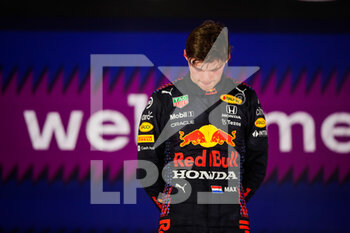 2021-12-05 - podium VERSTAPPEN Max (ned), Red Bull Racing Honda RB16B, portrait during the Formula 1 stc Saudi Arabian Grand Prix 2021, 21th round of the 2021 FIA Formula One World Championship from December 3 to 5, 2021 on the Jeddah Corniche Circuit, in Jeddah, Saudi Arabia - FORMULA 1 STC SAUDI ARABIAN GRAND PRIX 2021, 21TH ROUND OF THE 2021 FIA FORMULA ONE WORLD CHAMPIONSHIP - FORMULA 1 - MOTORS