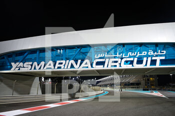 2021-12-09 - Track illustration during the Formula 1 Etihad Airways Abu Dhabi Grand Prix 2021, 22th round of the 2021 FIA Formula One World Championship from December 10 to 12, 2021 on the Yas Marina Circuit, in Yas Island, Abu Dhabi - FORMULA 1 ETIHAD AIRWAYS ABU DHABI GRAND PRIX 2021, 22TH ROUND OF THE 2021 FIA FORMULA ONE WORLD CHAMPIONSHIP - FORMULA 1 - MOTORS