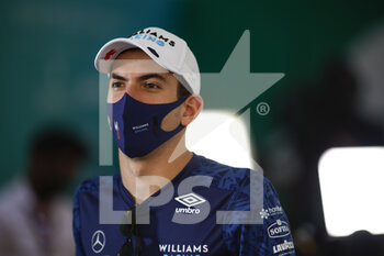 2021-12-10 - LATIFI Nicholas (can), Williams Racing F1 FW43B, portrait during the Formula 1 Etihad Airways Abu Dhabi Grand Prix 2021, 22th round of the 2021 FIA Formula One World Championship from December 10 to 12, 2021 on the Yas Marina Circuit, in Yas Island, Abu Dhabi - FORMULA 1 ETIHAD AIRWAYS ABU DHABI GRAND PRIX 2021, 22TH ROUND OF THE 2021 FIA FORMULA ONE WORLD CHAMPIONSHIP - FORMULA 1 - MOTORS