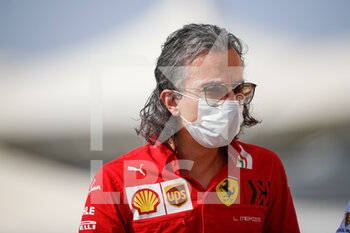 2021-12-11 - MEKIES Laurent (fra), Racing Director of the Scuderia Ferrari, portrait during the Formula 1 Etihad Airways Abu Dhabi Grand Prix 2021, 22th round of the 2021 FIA Formula One World Championship from December 10 to 12, 2021 on the Yas Marina Circuit, in Yas Island, Abu Dhabi - FORMULA 1 ETIHAD AIRWAYS ABU DHABI GRAND PRIX 2021, 22TH ROUND OF THE 2021 FIA FORMULA ONE WORLD CHAMPIONSHIP - FORMULA 1 - MOTORS
