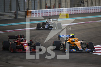2021-12-12 - 04 NORRIS Lando (gbr), McLaren MCL35M, action during the Formula 1 Etihad Airways Abu Dhabi Grand Prix 2021, 22th round of the 2021 FIA Formula One World Championship from December 10 to 12, 2021 on the Yas Marina Circuit, in Yas Island, Abu Dhabi - FORMULA 1 ETIHAD AIRWAYS ABU DHABI GRAND PRIX 2021, 22TH ROUND OF THE 2021 FIA FORMULA ONE WORLD CHAMPIONSHIP - FORMULA 1 - MOTORS