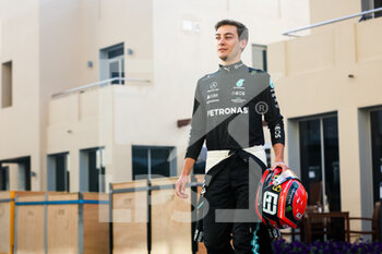 2021-12-14 - RUSSELL George (gbr), Mercedes AMG F1 GP, portrait during the 2021 post-season tests from December 14 to 15, 2021 on the Yas Marina Circuit, in Yas Island, Abu Dhabi - 2021 POST-SEASON TESTS - FORMULA 1 - MOTORS