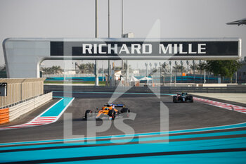 2021-12-14 - 03 RICCIARDO Daniel (aus), McLaren, action during the 2021 post-season tests from December 14 to 15, 2021 on the Yas Marina Circuit, in Yas Island, Abu Dhabi - 2021 POST-SEASON TESTS - FORMULA 1 - MOTORS