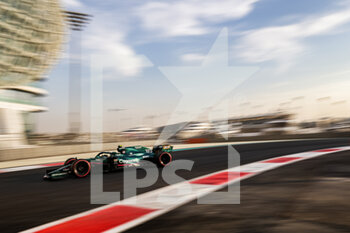 2021-12-14 - 18 STROLL Lance (can), Aston Martin F1, action during the 2021 post-season tests from December 14 to 15, 2021 on the Yas Marina Circuit, in Yas Island, Abu Dhabi - 2021 POST-SEASON TESTS - FORMULA 1 - MOTORS