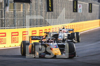 2021-12-03 - 07 Lawson Liam (nzl), Hitech Grand Prix, Dallara F2, action during the 7th round of the 2021 FIA Formula 2 Championship from December 3 to 5, 2021 on the Jeddah Corniche Circuit, in Jeddah, Saudi Arabia - 7TH ROUND OF THE 2021 FIA FORMULA 2 CHAMPIONSHIP - FORMULA 2 - MOTORS