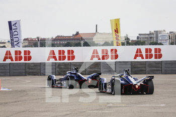 2021-08-13 - 04 Frijns Robin (nld), Envision Virgin Racing, Audi e-tron FE07, action 37 Cassidy Nick (nzl), Envision Virgin Racing, Audi e-tron FE07, action during the 2021 Berlin ePrix, 8th meeting of the 2020-21 Formula E World Championship, on the Tempelhof Airport Street Circuit from August 14 to 15, in Berlin, Germany - Photo Xavi Bonilla / DPPI - 2021 BERLIN EPRIX, 8TH MEETING OF THE 2020-21 FORMULA E WORLD CHAMPIONSHIP - FORMULA E - MOTORS