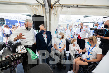 2021-08-14 - TODT Jean (fra) FIA President, portrait SWEDJEMARK Theodor, Chief Communications and Sustainability Officer, ABB WOLFF Susie (che), team principal and shareholder of Venturi FE team portrait Girls on Track during the 2021 Berlin ePrix, 8th meeting of the 2020-21 Formula E World Championship, on the Tempelhof Airport Street Circuit from August 14 to 15, in Berlin, Germany - Photo Germain Hazard / DPPI - 2021 BERLIN EPRIX, 8TH MEETING OF THE 2020-21 FORMULA E WORLD CHAMPIONSHIP - FORMULA E - MOTORS