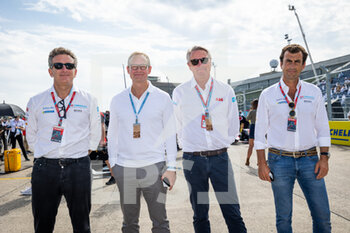 2021-08-15 - AGAG Alejandro (spa) CEO of Formula E Holding, portrait MULLER Michael, Mayor of Berlin, ROSENGREN Björn, CEO of ABB, portrait LONGO Alberto, Co Founder, Deputy CEO and Chief Championship Officer at Formula E during the 2021 Berlin ePrix, 8th meeting of the 2020-21 Formula E World Championship, on the Tempelhof Airport Street Circuit from August 14 to 15, in Berlin, Germany - Photo Germain Hazard / DPPI - 2021 BERLIN EPRIX, 8TH MEETING OF THE 2020-21 FORMULA E WORLD CHAMPIONSHIP - FORMULA E - MOTORS