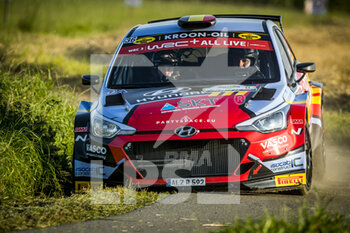 2021-08-11 - 36 Grégoire MUNSTER (LUX), Louis LOUKA (BEL), HYUNDAI NG i20, during the 2021 Ypres Rally Belgium, 8th round of the 2021 FIA WRC, FIA World Rally Championship, from August 13 to 15, 2021 in Ypres, Belgium - Photo Grégory Lenormand / DPPI - 2021 YPRES RALLY BELGIUM, 8TH ROUND OF THE 2021 FIA WRC, WORLD RALLY CHAMPIONSHIP - RALLY - MOTORS