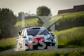 2021-08-12 - 18 Takamoto KATSUTA (JPN), Daniel BARRITT (GBR), TOYOTA GAZOO RACING WRT, TOYOTA Yaris WRC, action during the 2021 Ypres Rally Belgium, 8th round of the 2021 FIA WRC, FIA World Rally Championship, from August 13 to 15, 2021 in Ypres, Belgium - Photo Grégory Lenormand / DPPI - 2021 YPRES RALLY BELGIUM, 8TH ROUND OF THE 2021 FIA WRC, WORLD RALLY CHAMPIONSHIP - RALLY - MOTORS