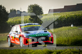 2021-08-12 - 21 Jari HUTTUNEN (FIN),Mikko LUKKA (FIN), HYUNDAI MOTORSPORT N, HYUNDAI i20 N Rally2, during the 2021 Ypres Rally Belgium, 8th round of the 2021 FIA WRC, FIA World Rally Championship, from August 13 to 15, 2021 in Ypres, Belgium - Photo Grégory Lenormand / DPPI - 2021 YPRES RALLY BELGIUM, 8TH ROUND OF THE 2021 FIA WRC, WORLD RALLY CHAMPIONSHIP - RALLY - MOTORS