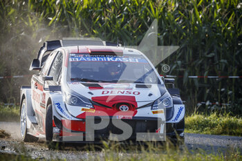 2021-08-12 - 18 Takamoto KATSUTA (JPN), Daniel BARRITT (GBR), TOYOTA GAZOO RACING WRT, TOYOTA Yaris WRC, action during the 2021 Ypres Rally Belgium, 8th round of the 2021 FIA WRC, FIA World Rally Championship, from August 13 to 15, 2021 in Ypres, Belgium - Photo Grégory Lenormand / DPPI - 2021 YPRES RALLY BELGIUM, 8TH ROUND OF THE 2021 FIA WRC, WORLD RALLY CHAMPIONSHIP - RALLY - MOTORS