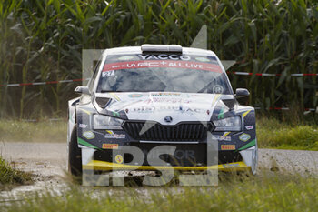 2021-08-12 - 27 Cedric DE CECCO (BEL), Jérôme HUMBLET (BEL), SKODA Fabia Evo, during the 2021 Ypres Rally Belgium, 8th round of the 2021 FIA WRC, FIA World Rally Championship, from August 13 to 15, 2021 in Ypres, Belgium - Photo Grégory Lenormand / DPPI - 2021 YPRES RALLY BELGIUM, 8TH ROUND OF THE 2021 FIA WRC, WORLD RALLY CHAMPIONSHIP - RALLY - MOTORS