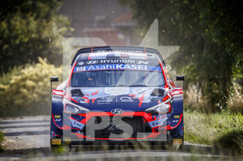 2021-08-12 - 07 Pierre-Louis LOUBET (FRA), Vincent LANDAIS (FRA), HYUNDAI 2C COMPETITION, HYUNDAI, action during the 2021 Ypres Rally Belgium, 8th round of the 2021 FIA WRC, FIA World Rally Championship, from August 13 to 15, 2021 in Ypres, Belgium - Photo Grégory Lenormand / DPPI - 2021 YPRES RALLY BELGIUM, 8TH ROUND OF THE 2021 FIA WRC, WORLD RALLY CHAMPIONSHIP - RALLY - MOTORS