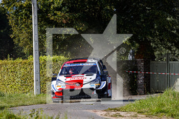 2021-08-14 - 69 Kalle ROVANPERÄ (FIN), Jonne HALTTUNEN (FIN), TOYOTA GAZOO RACING WRT, TOYOTA Yaris WRC, action during the 2021 Ypres Rally Belgium, 8th round of the 2021 FIA WRC, FIA World Rally Championship, from August 13 to 15, 2021 in Ypres, Belgium - Photo Grégory Lenormand / DPPI - 2021 YPRES RALLY BELGIUM, 8TH ROUND OF THE 2021 FIA WRC, WORLD RALLY CHAMPIONSHIP - RALLY - MOTORS