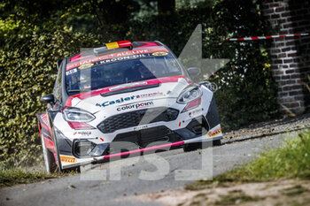 2021-08-14 - 38 Bernd CASIER (BEL), Pieter VYNCKE (BEL), FORD Fiesta Mk II, RC2 Rally2, during the 2021 Ypres Rally Belgium, 8th round of the 2021 FIA WRC, FIA World Rally Championship, from August 13 to 15, 2021 in Ypres, Belgium - Photo Grégory Lenormand / DPPI - 2021 YPRES RALLY BELGIUM, 8TH ROUND OF THE 2021 FIA WRC, WORLD RALLY CHAMPIONSHIP - RALLY - MOTORS
