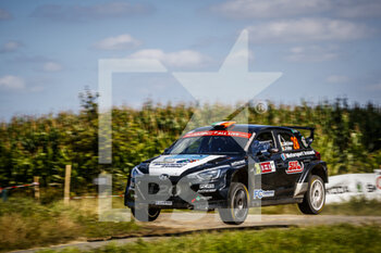 2021-08-14 - 28 Joshua MCERLEAN (IRL), James FULTON (IRL), HYUNDAI NG i20, during the 2021 Ypres Rally Belgium, 8th round of the 2021 FIA WRC, FIA World Rally Championship, from August 13 to 15, 2021 in Ypres, Belgium - Photo Grégory Lenormand / DPPI - 2021 YPRES RALLY BELGIUM, 8TH ROUND OF THE 2021 FIA WRC, WORLD RALLY CHAMPIONSHIP - RALLY - MOTORS