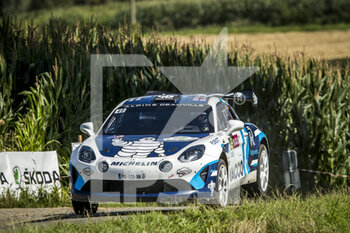 2021-08-14 - 49 Pierre RAGUES (FRA), Julien PESENTI (FRA), ALPINE A110, RGT cars, during the 2021 Ypres Rally Belgium, 8th round of the 2021 FIA WRC, FIA World Rally Championship, from August 13 to 15, 2021 in Ypres, Belgium - Photo Grégory Lenormand / DPPI - 2021 YPRES RALLY BELGIUM, 8TH ROUND OF THE 2021 FIA WRC, WORLD RALLY CHAMPIONSHIP - RALLY - MOTORS