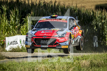 2021-08-14 - 36 Grégoire MUNSTER (LUX), Louis LOUKA (BEL), HYUNDAI NG i20, during the 2021 Ypres Rally Belgium, 8th round of the 2021 FIA WRC, FIA World Rally Championship, from August 13 to 15, 2021 in Ypres, Belgium - Photo Grégory Lenormand / DPPI - 2021 YPRES RALLY BELGIUM, 8TH ROUND OF THE 2021 FIA WRC, WORLD RALLY CHAMPIONSHIP - RALLY - MOTORS