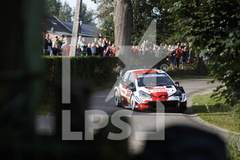 2021-08-15 - 01 Sebastien OGIER (FRA), Julien INGRASSIA (FRA), TOYOTA GAZOO RACING WRT, TOYOTA Yaris WRC, action during the 2021 Ypres Rally Belgium, 8th round of the 2021 FIA WRC, FIA World Rally Championship, from August 13 to 15, 2021 in Ypres, Belgium - Photo Grégory Lenormand / DPPI - 2021 YPRES RALLY BELGIUM, 8TH ROUND OF THE 2021 FIA WRC, WORLD RALLY CHAMPIONSHIP - RALLY - MOTORS