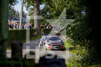 2021-08-15 - 25 Yohan ROSSEL (FRA), Benoit FULCRAND (FRA), CITROEN C3 RC2 Rally2, action during the 2021 Ypres Rally Belgium, 8th round of the 2021 FIA WRC, FIA World Rally Championship, from August 13 to 15, 2021 in Ypres, Belgium - Photo Grégory Lenormand / DPPI - 2021 YPRES RALLY BELGIUM, 8TH ROUND OF THE 2021 FIA WRC, WORLD RALLY CHAMPIONSHIP - RALLY - MOTORS