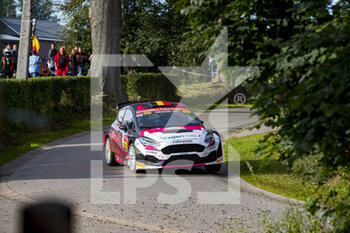 2021-08-15 - 38 Bernd CASIER (BEL), Pieter VYNCKE (BEL), FORD Fiesta Mk II, RC2 Rally2, during the 2021 Ypres Rally Belgium, 8th round of the 2021 FIA WRC, FIA World Rally Championship, from August 13 to 15, 2021 in Ypres, Belgium - Photo Grégory Lenormand / DPPI - 2021 YPRES RALLY BELGIUM, 8TH ROUND OF THE 2021 FIA WRC, WORLD RALLY CHAMPIONSHIP - RALLY - MOTORS