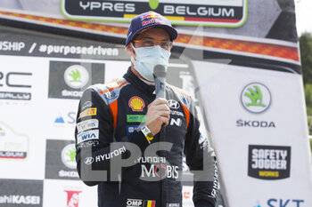 2021-08-15 - NEUVILLE Thierry (BEL), HYUNDAI I20 Coupé WRC, portrait during the 2021 Ypres Rally Belgium, 8th round of the 2021 FIA WRC, FIA World Rally Championship, from August 13 to 15, 2021 in Ypres, Belgium - Photo Grégory Lenormand / DPPI - 2021 YPRES RALLY BELGIUM, 8TH ROUND OF THE 2021 FIA WRC, WORLD RALLY CHAMPIONSHIP - RALLY - MOTORS