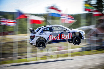 2021-08-21 - 01 KRISTOFFERSSON Johan (SWE), team KYB EKS JC, Audi S1, World RX, action, during the World RX of Sweden, 2nd round of the 2021 FIA World Rallycross Championship, FIA WRX, on August 21st and 22nd on the Holjes Motorstadion, in Holjes, Sweden - Photo Paulo Maria / DPPI - WORLD RX OF SWEDEN, 2ND ROUND OF THE 2021 FIA WORLD RALLYCROSS CHAMPIONSHIP, WRX - RALLY - MOTORS