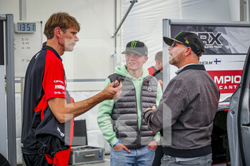 2021-08-21 - SOLBERG Peter, SOLBERG Oliver, GRONHOLM Marcus (FIN), team GRX-SET World RX Team, Hyundai i20, World RX, portrait, during the World RX of Sweden, 2nd round of the 2021 FIA World Rallycross Championship, FIA WRX, on August 21st and 22nd on the Holjes Motorstadion, in Holjes, Sweden - Photo Paulo Maria / DPPI - WORLD RX OF SWEDEN, 2ND ROUND OF THE 2021 FIA WORLD RALLYCROSS CHAMPIONSHIP, WRX - RALLY - MOTORS