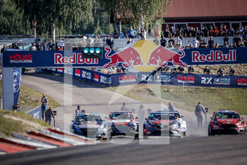 2021-08-22 - 21 HANSEN Timmy (SWE), team Hansen World RX Team, Peugeot 208, World RX, action, during the World RX of Sweden, 2nd round of the 2021 FIA World Rallycross Championship, FIA WRX, on August 21st and 22nd on the Holjes Motorstadion, in Holjes, Sweden - Photo Paulo Maria / DPPI - WORLD RX OF SWEDEN, 2ND ROUND OF THE 2021 FIA WORLD RALLYCROSS CHAMPIONSHIP, FIA WRX - RALLY - MOTORS