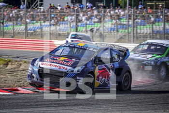 2021-09-05 - 21 HANSEN Timmy (SWE), team Hansen World RX Team, Peugeot 208, World RX, action, during the World RX of France, 3rd round of the 2021 FIA World Rallycross Championship, FIA WRX, on September 3rd to 5th, Circuit de Lohéac, France - WORLD RX OF FRANCE, 3RD ROUND OF THE 2021 FIA WORLD RALLYCROSS CHAMPIONSHIP, FIA WRX - RALLY - MOTORS