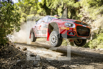 2021-09-10 - 21 Ostberg Mads (nor), Eriksen Torstein (nor), TRT World Rally Team, Citroen C3, action during the 2021 Acropolis Rally Greece, 9th round of the 2021 FIA WRC, FIA World Rally Championship, from September 9 to 12, 2021 in Lamia, Greece - 2021 ACROPOLIS RALLY GREECE, 9TH ROUND OF THE 2021 FIA WRC, FIA WORLD RALLY CHAMPIONSHIP - RALLY - MOTORS
