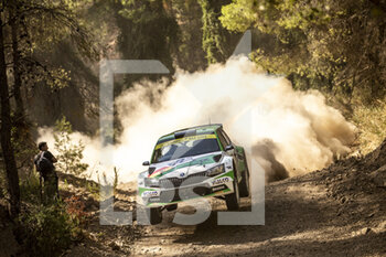 2021-09-10 - 22 Bulacia Marco (bol), Ohannesian Marcelo (arg), Toksport WRT, Skoda Fabia Evo, action during the 2021 Acropolis Rally Greece, 9th round of the 2021 FIA WRC, FIA World Rally Championship, from September 9 to 12, 2021 in Lamia, Greece - 2021 ACROPOLIS RALLY GREECE, 9TH ROUND OF THE 2021 FIA WRC, FIA WORLD RALLY CHAMPIONSHIP - RALLY - MOTORS