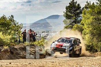 2021-09-10 - 01 Ogier Sébastien (fra), Ingrassia Julien (fra), Toyota Gazoo Racing WRT, Toyota Yaris WRC, action during the 2021 Acropolis Rally Greece, 9th round of the 2021 FIA WRC, FIA World Rally Championship, from September 9 to 12, 2021 in Lamia, Greece - 2021 ACROPOLIS RALLY GREECE, 9TH ROUND OF THE 2021 FIA WRC, FIA WORLD RALLY CHAMPIONSHIP - RALLY - MOTORS