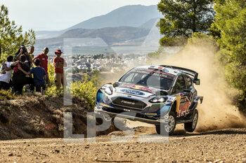 2021-09-10 - 16 Fourmaux Adrien (fra), Jamoul Renaud (bel), M-Sport Ford World Rally Team, Ford Fiesta WRC, action during the 2021 Acropolis Rally Greece, 9th round of the 2021 FIA WRC, FIA World Rally Championship, from September 9 to 12, 2021 in Lamia, Greece - 2021 ACROPOLIS RALLY GREECE, 9TH ROUND OF THE 2021 FIA WRC, FIA WORLD RALLY CHAMPIONSHIP - RALLY - MOTORS