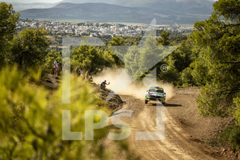 2021-09-10 - 20 Mikkelsen Andreas (nor), Edmondson Elliot (gbr), Toksport WRT, Skoda Fabia Evo, action during the 2021 Acropolis Rally Greece, 9th round of the 2021 FIA WRC, FIA World Rally Championship, from September 9 to 12, 2021 in Lamia, Greece - 2021 ACROPOLIS RALLY GREECE, 9TH ROUND OF THE 2021 FIA WRC, FIA WORLD RALLY CHAMPIONSHIP - RALLY - MOTORS