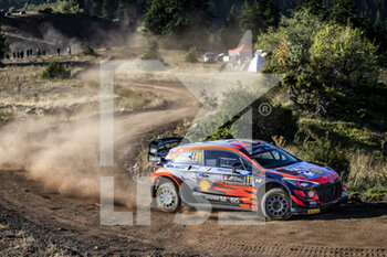 2021-09-11 - 11 Neuville Thierry (bel), Wydaeghe Martijn (bel), Hyundai Shell Mobis World Rally Team, Hyundai i20 Coupé WRC, action during the 2021 Acropolis Rally Greece, 9th round of the 2021 FIA WRC, FIA World Rally Championship, from September 9 to 12, 2021 in Lamia, Greece - 2021 ACROPOLIS RALLY GREECE, 9TH ROUND OF THE 2021 FIA WRC, FIA WORLD RALLY CHAMPIONSHIP - RALLY - MOTORS