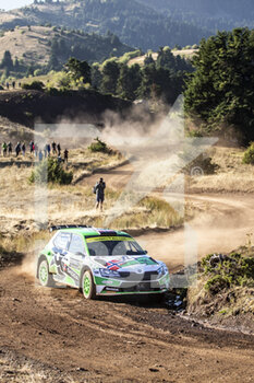 2021-09-11 - 20 Mikkelsen Andreas (nor), Edmondson Elliot (gbr), Toksport WRT, Skoda Fabia Evo, action during the 2021 Acropolis Rally Greece, 9th round of the 2021 FIA WRC, FIA World Rally Championship, from September 9 to 12, 2021 in Lamia, Greece - 2021 ACROPOLIS RALLY GREECE, 9TH ROUND OF THE 2021 FIA WRC, FIA WORLD RALLY CHAMPIONSHIP - RALLY - MOTORS