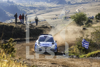 2021-09-11 - 44 Greensmith Gus (gbr), Patterson Chris (irl), M-Sport Ford World Rally Team, Ford Fiesta WRC, action during the 2021 Acropolis Rally Greece, 9th round of the 2021 FIA WRC, FIA World Rally Championship, from September 9 to 12, 2021 in Lamia, Greece - 2021 ACROPOLIS RALLY GREECE, 9TH ROUND OF THE 2021 FIA WRC, FIA WORLD RALLY CHAMPIONSHIP - RALLY - MOTORS