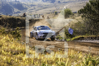 2021-09-11 - 35 Lindholm Emil (fin), Korhenen Mikael (fin), Skoda Fabia Evo, action during the 2021 Acropolis Rally Greece, 9th round of the 2021 FIA WRC, FIA World Rally Championship, from September 9 to 12, 2021 in Lamia, Greece - 2021 ACROPOLIS RALLY GREECE, 9TH ROUND OF THE 2021 FIA WRC, FIA WORLD RALLY CHAMPIONSHIP - RALLY - MOTORS